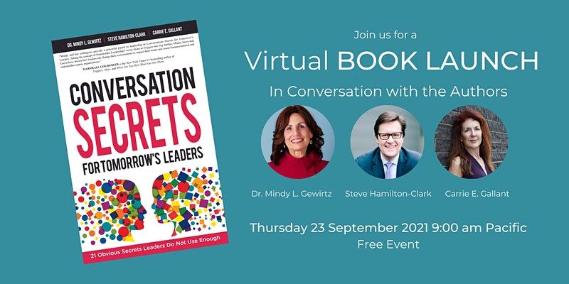 Virtual Book Launch Conversation Secrets for Tomorrows leaders