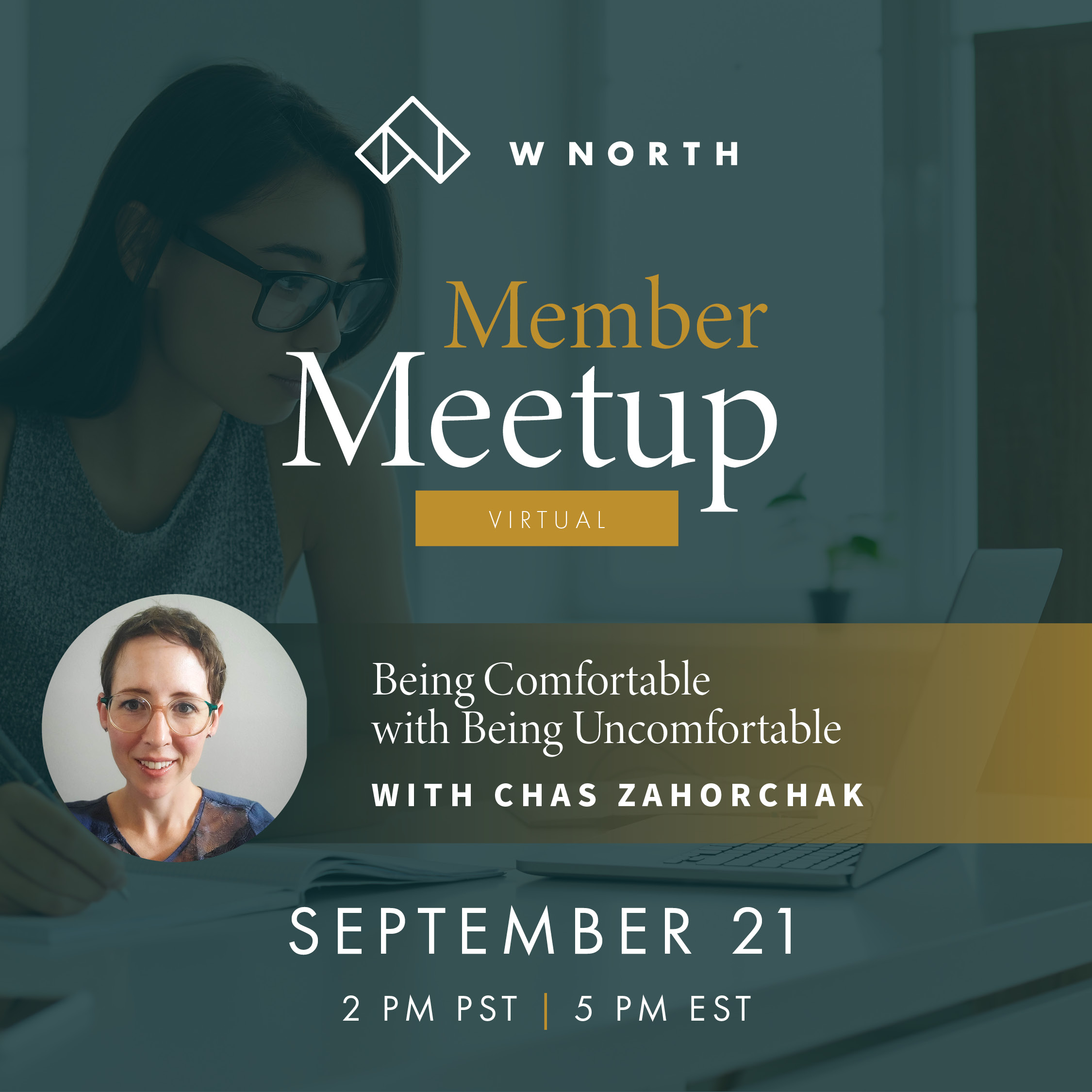 September Virtual Member Meetup with Chas Zahorchak: Comfortable with ...